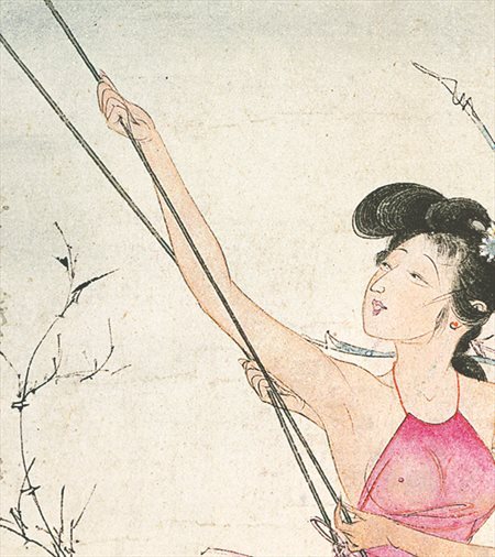 南岗-胡也佛的仕女画和最知名的金瓶梅秘戏图